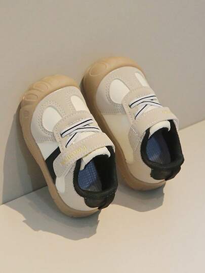 2026 New Kids Sports Shoes, 1 Pair For Boys And Girls, All-Season Cute And Fashionable, Hook And Loop Design For Easy Wear, Non-Slip Casual Shoes, Lightweight And Soft Toddler Walking Shoes