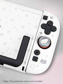 GeekShare 4pcs Crystal Glitter Soap Design Silicone Thumb Grip Protector For Nintendo Switch 2/Switch 2 Pro - View 5