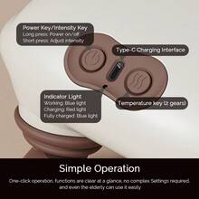Neck Massager - Beige - View 10