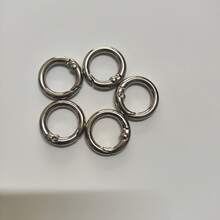 5pcs Round Keychain Clips, Carabiners, Suitable For Keys, Buckles, Bags, Wallets - Keychain Hooks Replacement, DIY Crafts, Gifts, Souvenirs, Car Accessories, Cute Goth Y2K - Multicolor - View 16