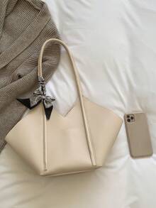 Large-Capacity Stylish And Exquisite Crossbody Mother-And-Daughter Bag, 2026 New Model, With High-End And Luxurious Style, Women's Bag - White - View 4