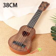 Children, Ukulele, Wood Grain Pattern, Guitar, Toy Instrument, Early Education Enlightenment, Music Toys - Multicolor - View 13