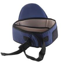 1 unidad de mochila portabebés ajustable para bebés y niños pequeños con cinturón para la cintura y asiento para la cadera (n.º 3, azul oscuro) - Azul profundo - Ver 11