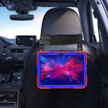 Case For NEW A16 11th 2025 11"/10th Gen 2023 2022 10.9 Inch With 360° Rotate Hand Strap/Stand, Red+ Blue - Red - View 3