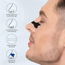 10/30/50 piezas Tiras respiratorias sin fragancia y sin batería, unisex, herramienta de cuidado cómoda y efectiva - Multicolor - Ver 5