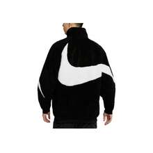 Nike Big Swoosh Reversible Boa Jacket 'Black' Outerwear Men - 彩色 - 查看 7