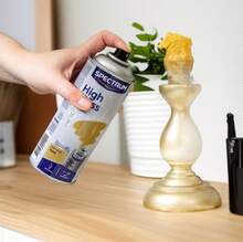 Pintura Spectrum para Escape Spray  Acabado Brillante o Mate | Secado Rápido | Ideal para Madera, Metal, Vidrio, Piedra, Textil Vario Color 400 ML - Matt-Negro - Ver 2