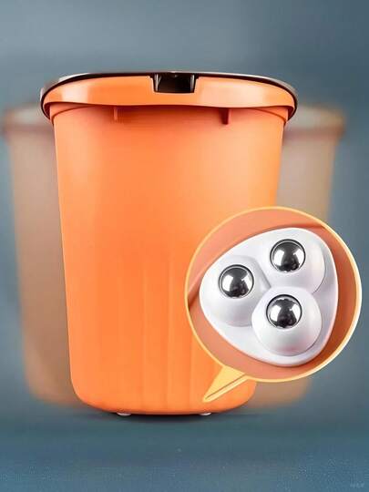 4 piezas de ruedas giratorias autoadhesivas de 360 grados - Ruedas giratorias de acero inoxidable, adecuadas para cajas de almacenamiento, botes de basura y proyectos DIY - Plástico con ribete de metal