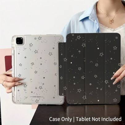 星空主题平板电脑保护套，带笔槽，兼容 Air 13 (M3 2025) / Air 11 (M3 2025) / Air 11 (M3 2025) / 11 (A16 2025)，支持自动休眠/唤醒功能，也适用于 Galaxy Tab S10+/S9/A9 和小米 5/5PR/6/6PRO/7/7PRO。