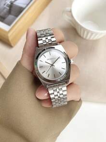 REBIRTH 1pc Women's Business Classic Elegant Quartz Movement Wristwatch, Suitable For Daily Wear - one-size - View 4