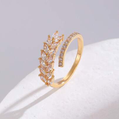 2026 Anello classico unico con intarsi in rame per donna, adatto per San Valentino, Ramadan, Carnevale, San Patrizio, Carnevale di Colonia e Primavera