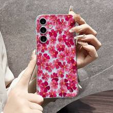 Flower Transparent Anti-Fall Shock-Absorbing Phone Case With Tiny Red Flowers,International Version, Not The Domestic Version - Clear - View 1