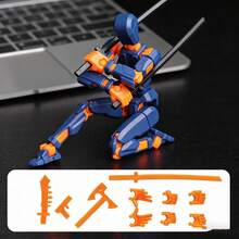 2026新款1件装多关节可动幸运13关节人偶 - 可动人偶 - 送朋友、收藏、节日、生日礼物 - 彩色 - 查看 17