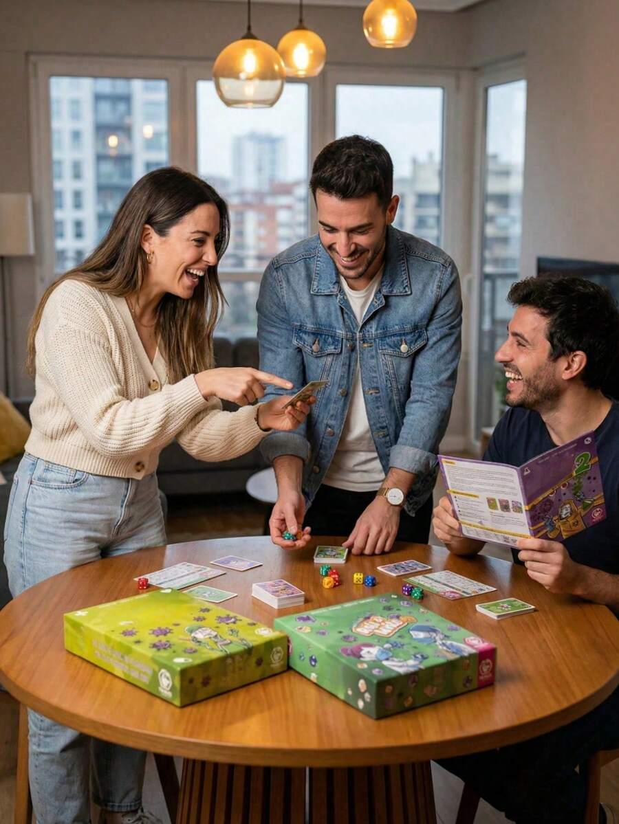 1 件，Tranjis Games 出品 - 病毒！进化卡牌游戏，独立游戏（含卡包）- 卡牌游戏 (TRG-12evo)，最具传染性的卡牌游戏，提供英语、法语和西班牙语版本，最受欢迎的卡牌游戏，多人游戏，适合 2 至 6 名玩家，情人节游戏，新年游戏，婚礼游戏，新年礼物，情人节礼物，适合家庭聚会和婚礼派对 - 彩色 - 查看 1