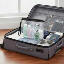 Kit Of 3 Transparent Plain Zip-Lock Bags For International Travel, Liquids, And Airport Use. - 無色 - 查看 3