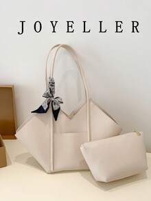 Large-Capacity Stylish And Exquisite Crossbody Mother-And-Daughter Bag, 2026 New Model, With High-End And Luxurious Style, Women's Bag - White - View 2