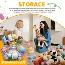 DIY Transparent Doll Sofa Cover- PVC Stuffed Animal Storage Display Stand, Suitable For Plush Toys- Cute Mini Furniture, Suitable For Room Decoration And Collectible Storage(Doll Not Included), Suitable For Christmas And Halloween - Clear - View 8