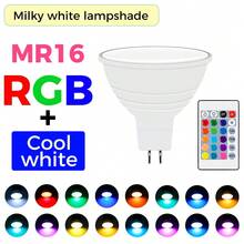 E27/E26 LED灯泡 E14射灯 GU10吸顶灯 MR16吊灯灯泡 GU5.3 带遥控器 可调光 彩色氛围灯 15种颜色 4种动态模式 适用于家庭客厅 卧室 音乐派对装饰 霓虹灯照明 RGBW/RGBWW 透明/乳白色灯罩 - RGB LED Bulb With Remote Control - 查看 24