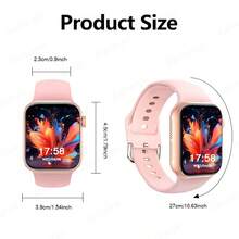 2.01" HD Touchscreen Smart Watch - Wireless Calling, Camera, Music Control | Compatible With Android/IOS, Unisex Design, Customizable Dial, Alarm & Call/Message Alerts - Multicolor - View 2