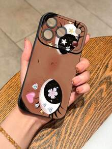 可爱女孩闪亮双眸液态硅胶手机壳，全方位保护，防震防摔，TPU软胶材质，兼容 13/11/17/17 Pro/16/14/15/15 Pro/15 Plus/15 Pro Max/7 Plus/8 Plus/X/Xs Max/Xr/11 Pro/12 Pro/13 Pro/14 Pro/12 Mini/13 Mini/11 Pro Max/12 Pro Max/13 Pro Max/14 Pro Max/14 Plus/17 Pro Max/17 Air/6/6s Plus/7/8/16 Pro/16 Plus/16 Pro Max/SE2/17 Pro Max 和三星手机Galaxy/A54/A14/A12/A13/A15/A32/A33/A24/A52S/S20/S21/S22/S23/S24/S23Plus/S24ultra/S25/A15/A33/A23 - 彩色 - 查看 1