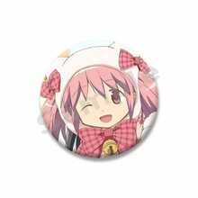 Broches de, figura de Anime Madoka Kaname Homura Akemi, insignia de Cosplay, mochila, alfileres de botón para ropa, regalos UZHA - estilo-27 - Ver 16