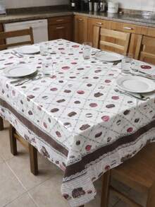 Toalha Térmica de Mesa Cupcake Impermeável Antiderrapante Lavável Decoração Cozinha - Branco - Visão 8