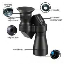 Portable Monocular Telescope 10x20 Mini Pocket Zoom Monocular Telescope Compact High Powered Adults Waterproof Small Telescope Handheld For Bird Watching Hunting Camping Hiking Traveling - A - View 6