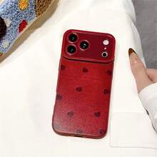 1个心形手机壳 - 防震保护套，浪漫情人节美学设计，兼容 17/17 Air/17 Pro/17 Pro Max/16/7/8/11/12/13/14/15/X/XR/Xs/Plus/Pro/Pro Max/SE2 - 彩色 - 查看 7