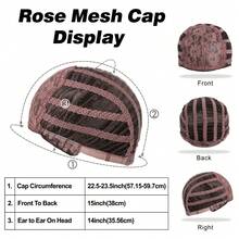 长款波浪假发，男士派对卷发假发，嬉皮摇滚风格，70、80年代复古派对装扮，动漫风格，耐热合成假发，带假发帽 - 棕色 - 查看 7