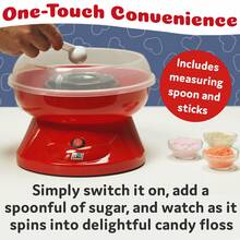 M4Y Premium Candy Floss Maker Cotton Candy Sweet Machine, Funfair Style Machine For Parties, Kids, Home, Includes Measuring Spoon And Candy Floss Sticks - View 4