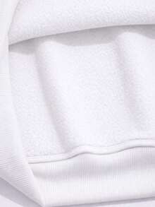 ZUKKER Men's Crew Neck Sweatshirt, Unisex Jacket, Cotton Sweater, Immediate Shipping, Comfortable, Various Colors, On - 白色 - 查看 7