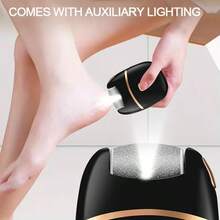 Black Foot Grinding Machine, USB Charging, Easy To Carry And Use, Remove Dead Skin And Calluses From Feet, And Give You Smooth And Delicate Skin. You Can Freely Choose A Single Machine Or Add A Combination Of Replacing Grinding Heads Battery Capacity 400mAh - A - View 6