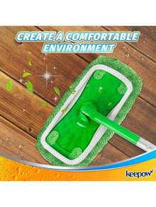 拖把布，通用可水洗可重复使用平板拖把替换布，家用 - A+B - 查看 10