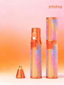 JMMO 无痛便携式脱毛器，二合一电动脱毛器，女性脱毛眉毛修剪器，适用于去除眉毛和唇部等面部毛发，可充电电动脱毛器 - 珊瑚粉 - 查看 1