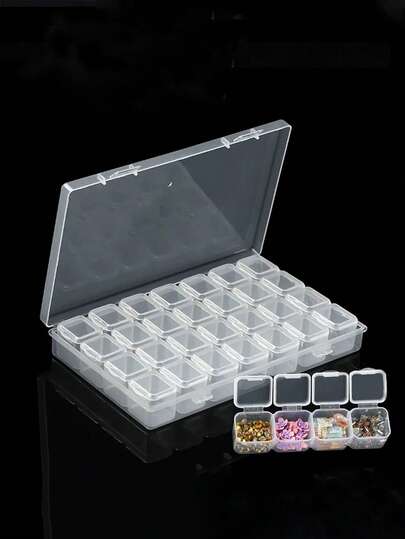 1pc Anti-Oxidation Jewelry Box, Portable Accessory Storage Organizer For Necklaces, Earrings, Rings And Other Jewelry