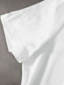 Camiseta de manga corta con estampado "Amo a mi país Argentina", prenda casual para primavera y verano, ropa para mujeres. - [Blanco] - Ver 3