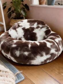 Cama Estilo Nido Antiestrés para Perro Mediano a Grande Color o Diseño al Azar, Cama Suave y Acolchonada para Mascotas, Diseño Envolvente Tipo Nido para Descanso Cómodo, Ideal para Perros Medianos y Grandes, Uso en Interior, Fácil de Colocar en Sala, Recámara o Área de Mascotas, Práctica y Funcional - Multicolor - Ver 3
