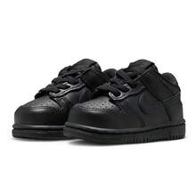 Toddler's Nike Dunk Low Black/Black-Black (FB9107 009) - 黑色 - 查看 3