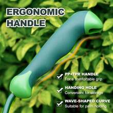 Paleta de jardín con medidas, pala de mano pequeña de alta dureza con mango ergonómico suave, resistente a la corrosión, herrami - Ver 7