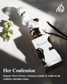Lattafa Her Confession Eau De Parfum For Women 100ml (3.4oz) – Vanilla Floral Amber Musk Perfume, Sweet Elegant Fragrance, Long Lasting Scent, Perfect Gift For Her - Her Confession - 查看 5