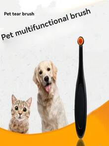 1/2支装宠物泪痕清洁刷，软毛宠物眼部清洁工具，便携式宠物美容工具，宠物眼部护理刷，宠物泪痕清洁液，宠物眼部清洁刷，宠物泪痕清洁刷，宠物美容刷，宠物眼部刷 - 彩色 - 查看 1