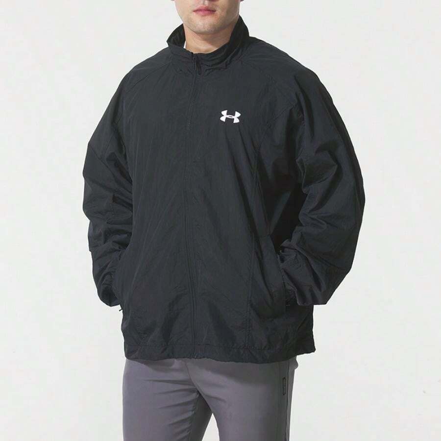 Under Armour Men's Lightweight Sports Jacket, SPORTSTYLE, Hooded Design, Polyester Lining, Casual Daily Training Outerwear, 6010131-001 - 6010131-001 - View 1