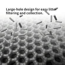 Cat Litter MatDouble Layer Honeycomb Cat Litter Trapping Mat, Non Slip Waterproof Urine Proof Cat Litter Box Mat For Floor, Kitty Litter Rug, Cat Supplies, Gray - 30*45cm - Xem 5