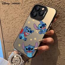 Miniso Disney Lilo & Stitch Playful Stitch All-Over Print Phone Case Suitable For IPhone 17/17 Pro/17 Pro Max/17 Air/16/15/14/13/12/11/X Series Iphone 17 Pro Max Case Iphone 17 Pro Case Iphone 17 Case Stocking Stuffers The Girlfriend - 粉色 - 查看 2