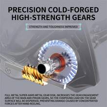 Metal Lightweight Gap-Free Spinning Reel For Freshwater And Saltwater Fishing - Multicolor - View 9