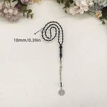 45颗透明亚克力珠伊斯兰念珠，适合日常祈祷和作为礼物 - 多色 - 查看 8