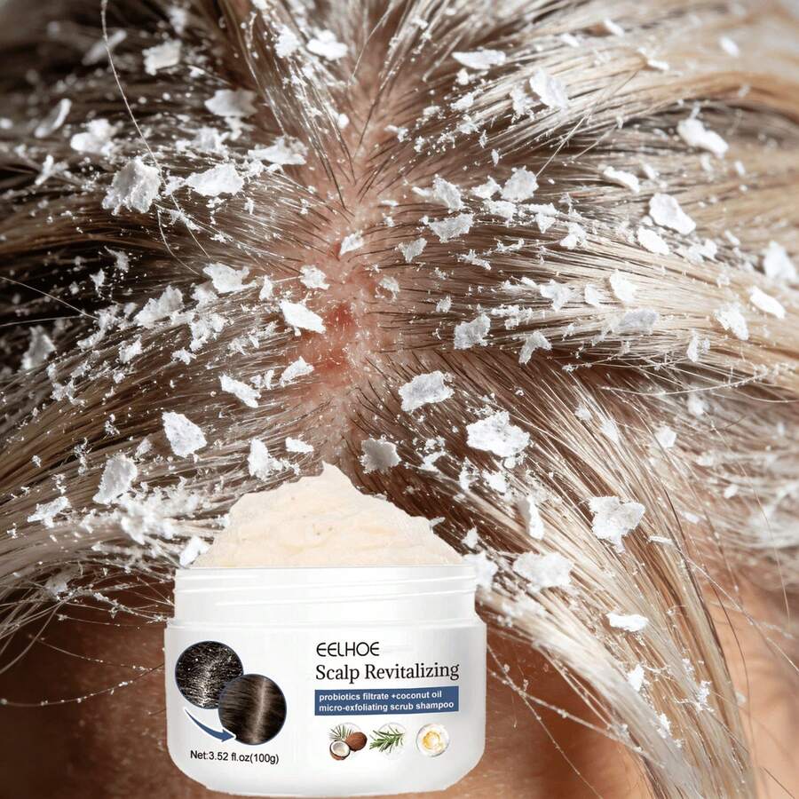 Exfoliante Capilar para Cuero Cabelludo, Tratamiento Limpiador y Purificante, Elimina Impurezas, Hidrata Cabello Seco, Proporciona Frescura y Cuidado Profesional, Mejora la Salud Capilar en tu Rutina Diaria