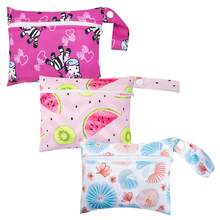 防水袋，干湿两用袋，旅行袋，沙滩袋，泳池袋，尿布袋，化妆包，防水湿袋-3个装 - 彩色 - 查看 12