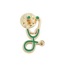 alfileres de estetoscopio paraédicos, enfermeras, chaquetas, bolso, broches para abrigos para mujeres y hombres, Pin de solapa, insigniasédicas, regalos de joyería P9SQ - Estilo 8 - Ver 3