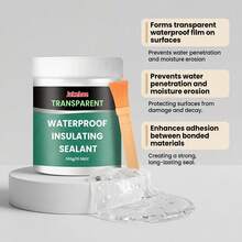 Transparent Waterproof Sealant, Home Wall Tile Crack Filler, Multi-Surface Sealing Anti-Leakage - A - View 7